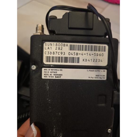 Vintage Cellular One Motorola Cellphone Model SCN2498b Mobile Bag Car Phone - Picture 11 of 16